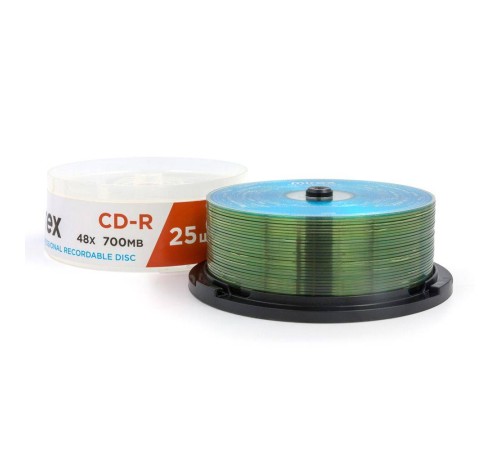 Диск CD-R Mirex 700 Mb, 48х, Cake Box (25), (25/300)