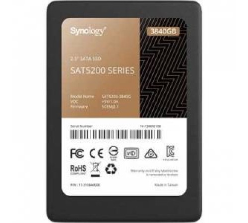 Synology SAT5220-3840G SSD жесткий диск SATA 2.5" 3.84TB 6GB/S