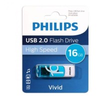 Флеш накопитель 16GB PHILIPS VIVID2.0 16GB, USB 2.0