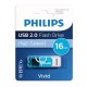 Флеш накопитель 16GB PHILIPS VIVID2.0 16GB, USB 2.0