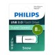 Флеш накопитель 8GB PHILIPS SNOW3.0 8GB, USB 3.0