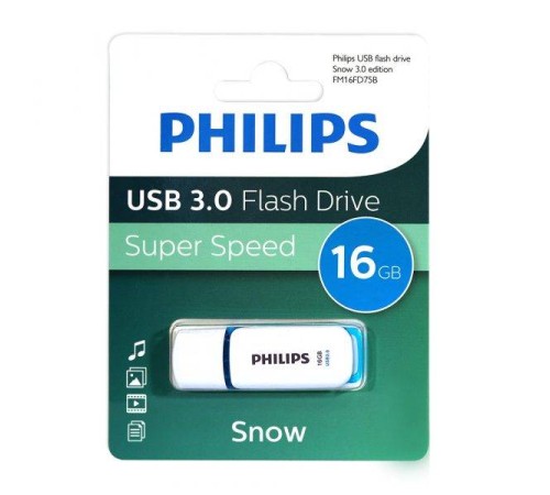 Флеш накопитель 16GB PPHILIPS SNOW3.0 16GB, USB 3.0