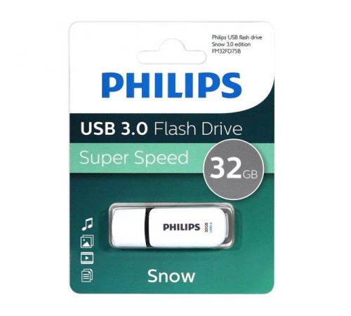 Флеш накопитель 32GB PPHILIPS SNOW3.0 32GB, USB 3.0