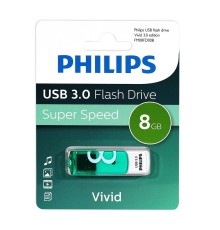 Флеш накопитель 8GB PHILIPS VIVID3.0 8GB, USB 3.0