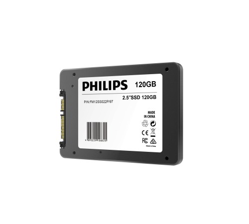 Твердотельный диск 120GB PHILIPS FM12SS022P/97 2.5", SATA III, TLC [R/W - 480/400 MB/s]
