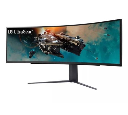 МОНИТОР 49" LG 49GR85DC-B Black (VA, изогнутый, 5120×1440, 240Hz, 1 ms, 178°/178°, 450 cd/m, 2500:1, +HDMI, DisplayPort)