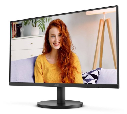 МОНИТОР 27" AOC U27B3M Black (4K, VA, 3840x2160, 4 ms, 178°/178°, 300 cd/m, 50M:1, +2xHDMI 2.0, +DisplayPort 1.4, +MM)