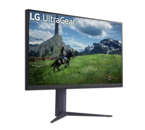 МОНИТОР 32" LG 32GS85Q-B Black с поворотом экрана (IPS, 2560x1440, 180Hz, 1 ms, 178°/178°, 350 cd/m, 1000:1,+2хHDMI 2.0)