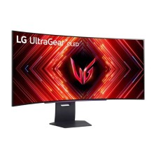 МОНИТОР 45" LG 45GS95QE-B Dark-Grey (OLED, изогнутый, 3440×1440, 240Hz, 0.03 ms, 178°/178°, 1300 cd/m, 1.5M:1, +2хHDMI)
