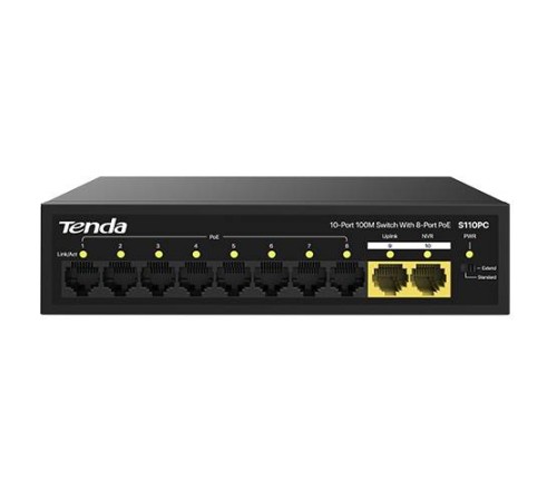Коммутатор 10PORT 10/100M S110PC TENDA