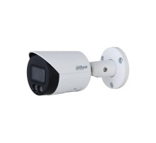 DAHUA DH-IPC-HFW2249SP-S-LED-0280B Уличная цилиндрическая IP-видеокамера Full-color с ИИ 2Мп, 1/2.8” CMOS, объектив 2.8мм, видеоаналитика, LED-подсветка до 30м