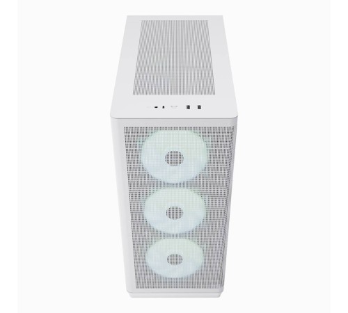 Корпус Mid-Tower AEROCOOL APNX CREATOR C1-WT-V1 white (ATX, без БП, ARGB fans, 3*USB3.2) (4711099474318)