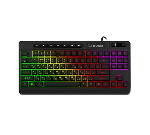 Клавиатура Sven KB-G8200 игровая (95кл, ПО, RGB-подсветка) Клавиатура Sven KB-G8200 игровая (95кл, ПО, RGB-подсветка)