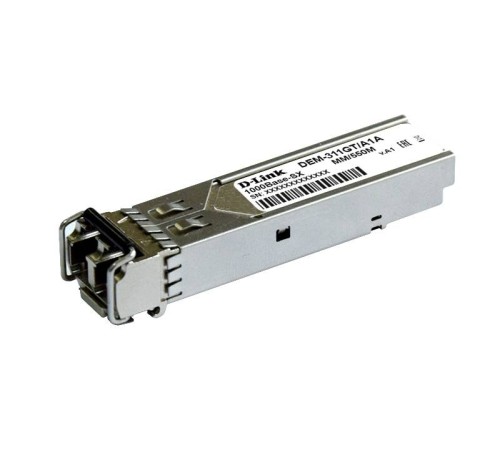 D-Link DEM-311GT/A1A SFP-трансивер с 1 портом 1000Base-SX для многомодового оптического кабеля (до 550 м)
