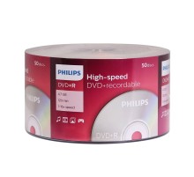 Диск DVD+R Philips 4.7Gb 16x Cake Box (50шт) (5738)