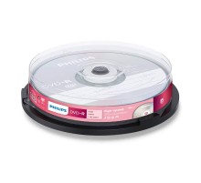 Диск DVD-R Philips 4.7 Gb, 16x, Cake Box (10)