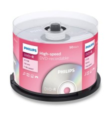 Диск DVD-R Philips 4.7 Gb, 16x, Bulk (50)