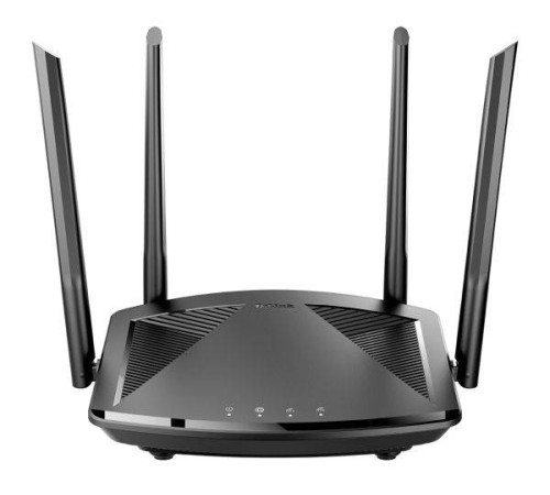 D-Link DIR-X1860/RU/R1A Wi-Fi 6 маршрутизатор AX1800, 1000Base-T WAN, 3x1000Base-T LAN