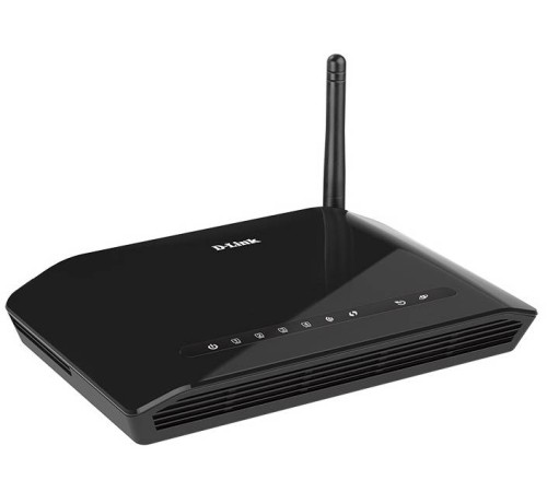 D-Link DSL-2640U/RB/U2B Беспроводной маршрутизатор N150 ADSL2+, 4x100Base-TX LAN, 1xDSL, Annex B