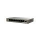 IP-COM G2210P-8-102W Коммутатор управляемый PoE, 10 портов, 9x1 Гбит/с, SFP 1x1 Гбит/с, PoE 8x30Вт (до 92 Вт)