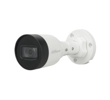 DAHUA DH-IPC-HFW1230S1P-0280B-S6 Уличная цилиндрическая IP-видеокамера 2Мп, 1/2.8” CMOS, объектив 2.8мм, ИК-подсветка до 30м, IP67,  корпус: металл, пластик