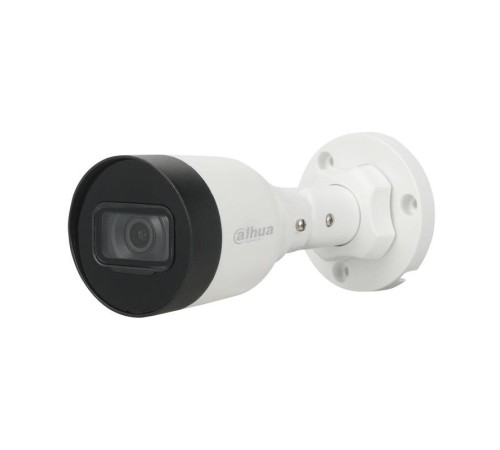 DAHUA DH-IPC-HFW1230S1P-0280B-S6 Уличная цилиндрическая IP-видеокамера 2Мп, 1/2.8” CMOS, объектив 2.8мм, ИК-подсветка до 30м, IP67,  корпус: металл, пластик