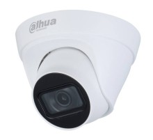 DAHUA DH-IPC-HDW1431T1P-0280B-S6 Уличная турельная IP-видеокамера 4Мп, 1/2.9” CMOS, объектив 2.8мм, ИК-подсветка до 30м, IP67, корпус: металл, пластик