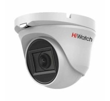 HiWatch DS-T283(B)(2.8mm) Купольная аналоговая камера, 1920x1080, 2 Мп, CMOS, 25 кадр/сек, EXIR до 20 м, IP66, пластик