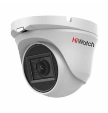 HiWatch DS-T283(B)(2.8mm) Купольная аналоговая камера, 1920x1080, 2 Мп, CMOS, 25 кадр/сек, EXIR до 20 м, IP66, пластик