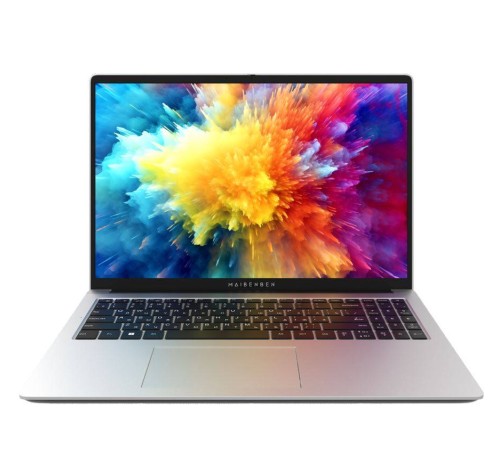 Ноутбук Maibenben M653 16" FHD IPS, AMD R3-5400U, 8Gb, 512Gb SSD, Win11 Home, серебристый