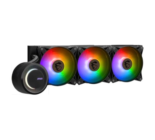 Комплект водяного охлаждения MSI MAG CoreLiquid E360 Black LGA 1150/1151/1155/1156/1200/1700 AM5/AM4/TR4/sTRx4 ARGB Комплект водяного охлаждения MSI MAG CoreLiquid E360 Black LGA 1150/1151/1155/1156/1200/1700 AM5/AM4/TR4/sTRx4 ARGB