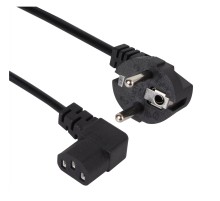Кабель комп - розетка 220V EU (угол-угол) 3m, iOpen <ACE021R-3.0M>_1