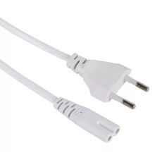 Кабель для аудио-видео техники IEC-320-C7, 2-pin 3m ,белый, iOpen<ACE023-W-3.0M>_1
