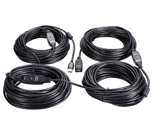 Кабель-адаптер USB2.0-repeater, удлинительный активный <Am-->Af> 50м медь iOpen <ACU823-50M>_1