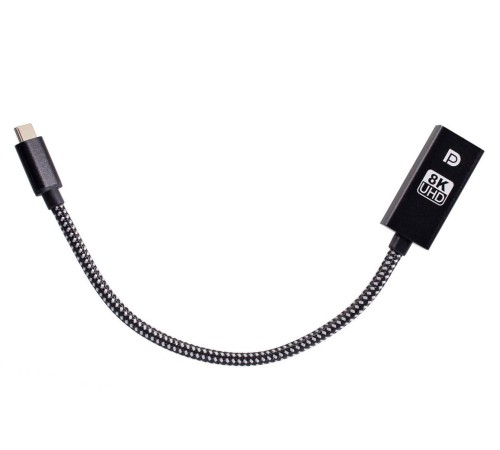 Кабель-адаптер USB3.1 Type-Cm --> DP A(f) 8K@60Hz, 0.2m, медь,Telecom <TCC026>_1
