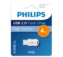 Флеш накопитель 4GB PHILIPS WEE 2.0 8GB, USB 2.0