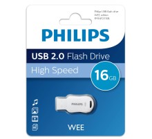 Флеш накопитель 16GB PHILIPS WEE 2.0 16GB, USB 2.0