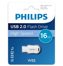 Флеш накопитель 16GB PHILIPS WEE 2.0 16GB, USB 2.0