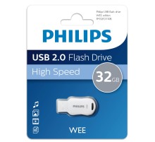 Флеш накопитель 32GB PHILIPS WEE 2.0 32GB, USB 2.0
