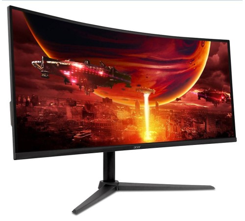 МОНИТОР 34" Acer Nitro XZ340CUJ0bmiiphx Black (VA, изогнутый, 3440x1440, 120Hz, 1 ms, 178°/178°, 250 cd/m, 3000:1,HDMI)