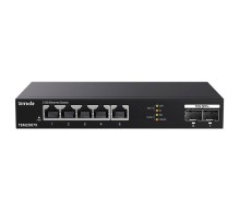 Коммутатор 5PORT 1000M 2SFP+ TEM2007X TENDA