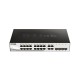 D-Link DGS-1210-20/F2 Настраиваемый L2 коммутатор с 16 портами 10/100/1000Base-T и 4 комбо-портами 100/1000Base-T/SFP
