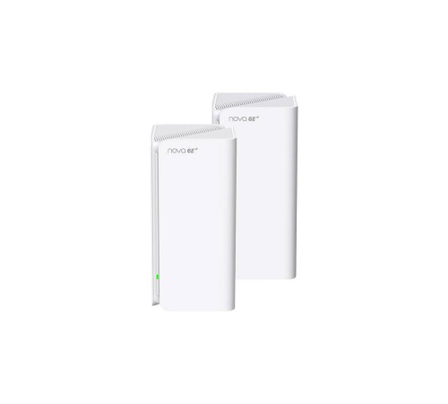 Tenda MX21 Pro (2-pack) Трехдиапазонная гигабитная Wi-Fi Mesh система AXE5700, 2,4/5/6 ГГц, до 5665 Мбит/с, 3x1Гбит/с