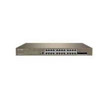 IP-COM G5328XP-24-410W Коммутатор управляемый PoE L3, 26 портов, 24x1 Гбит/с, SFP+ 4x10 Гбит/с