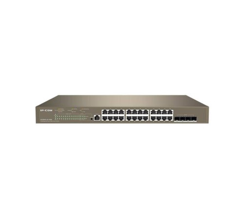 IP-COM G5328XP-24-410W Коммутатор управляемый PoE L3, 26 портов, 24x1 Гбит/с, SFP+ 4x10 Гбит/с IP-COM G5328XP-24-410W Коммутатор управляемый PoE L3, 26 портов, 24x1 Гбит/с, SFP+ 4x10 Гбит/с