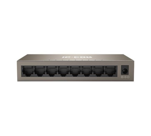 IP-COM G1008M Коммутатор неуправляемый, 8 портов, 8x1 Гбит/с, настольный, металлический