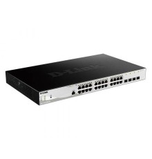 D-Link DGS-1210-28MP/ME/B2A PROJ Управляемый L2 коммутатор с 24 портами 10/100/1000Base-T и 4 портами 1000Base-X SFP