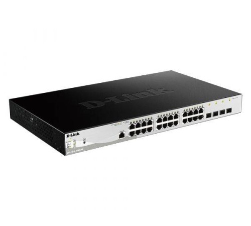 D-Link DGS-1210-28MP/ME/B2A PROJ Управляемый L2 коммутатор с 24 портами 10/100/1000Base-T и 4 портами 1000Base-X SFP