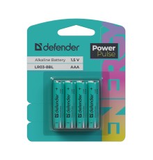 Defender Батарейка алкалиновая LR03-8BL ААА, блистер, 8 шт.,PowerPulse