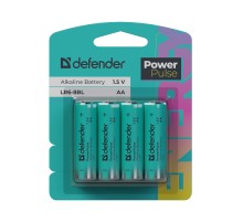 Defender Батарейка алкалиновая LR6-8BL АА, блистер, 8 шт., PowerPulse